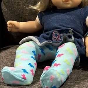 Adorable Female Twin Doll 2 pc Dress Set